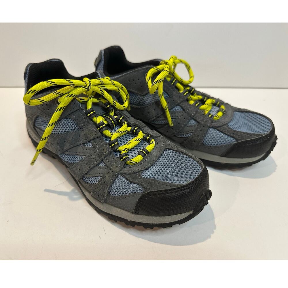 Columbia Redmond Waterproof Hiking Shoes Kids Blue Sz 3 Waterproof Outdoor Gear
